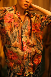 BOYFRIEND BILLIE LOTUS - sustainably made MOMO NEW YORK sustainable clothing, boyfrend shirt slow fashion