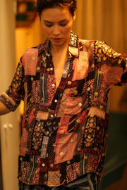 BOYFRIEND BILLIE TIM EMBROIDERED - sustainably made MOMO NEW YORK sustainable clothing, boyfrend shirt slow fashion