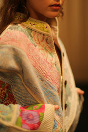 CHRISTOPHER KANTHA BOMBER JACKET - sustainably made MOMO NEW YORK sustainable clothing, bomber slow fashion