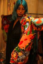EMBROIDERED ARTISAN JACKET LEYLA - sustainably made MOMO NEW YORK sustainable clothing, bestseller slow fashion