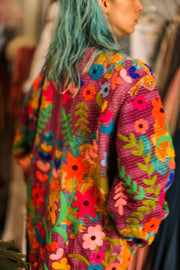 EMBROIDERED JACKET HOSIA - sustainably made MOMO NEW YORK sustainable clothing, bestseller slow fashion