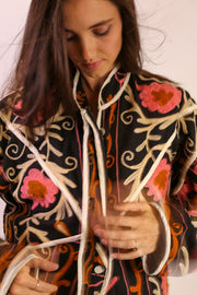 EMBROIDERED JACKET ILKSEN - sustainably made MOMO NEW YORK sustainable clothing, new slow fashion