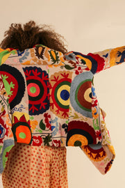 EMBROIDERED JACKET KATIJ - sustainably made MOMO NEW YORK sustainable clothing, Jacket slow fashion