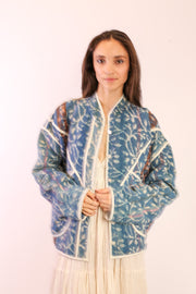 INDIGO KANTHA JACKET EMMY - sustainably made MOMO NEW YORK sustainable clothing, Jacket slow fashion