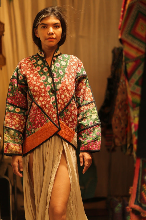 JACK KANTHA BOMBER JACKET - sustainably made MOMO NEW YORK sustainable clothing, bomber slow fashion