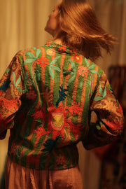 JACKET INGRID ALORA EMBROIDERED - sustainably made MOMO NEW YORK sustainable clothing, coatandjacket slow fashion