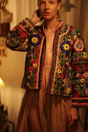 JACKET INGRID LORLY EMBROIDERED - sustainably made MOMO NEW YORK sustainable clothing, coatandjacket slow fashion