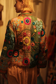 JACKET INGRID YONA EMBROIDERED - sustainably made MOMO NEW YORK sustainable clothing, coatandjacket slow fashion