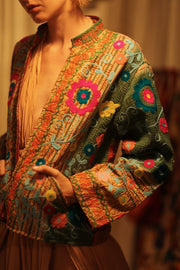 JACKET INGRID YONA EMBROIDERED - sustainably made MOMO NEW YORK sustainable clothing, coatandjacket slow fashion