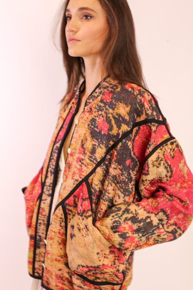 KANTHA JACKET KURA - sustainably made MOMO NEW YORK sustainable clothing, Jacket slow fashion