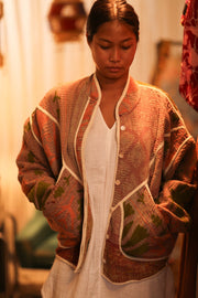 KANTHA JACKET LOREILA - sustainably made MOMO NEW YORK sustainable clothing, bestseller slow fashion