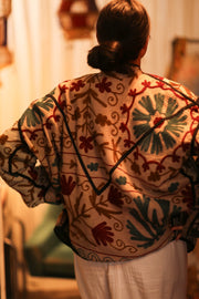 KANTHA JACKET PHILIP - sustainably made MOMO NEW YORK sustainable clothing, bestseller slow fashion