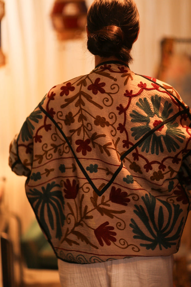 KANTHA JACKET PHILIP - sustainably made MOMO NEW YORK sustainable clothing, bestseller slow fashion