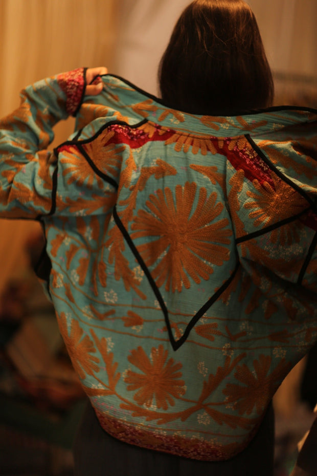 KANTHA JACKET TODOS - sustainably made MOMO NEW YORK sustainable clothing, coatandjacket slow fashion