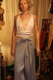 KIKI COTTON TOP - sustainably made MOMO NEW YORK sustainable clothing, Boho Chic slow fashion