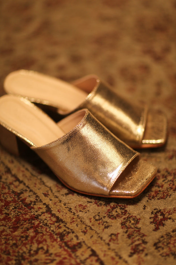 LEO HEELED MULES MARIBEL - sustainably made MOMO NEW YORK sustainable clothing, new slow fashion