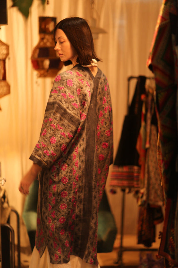 LORNA ARTISAN MADE KIMONO - sustainably made MOMO NEW YORK sustainable clothing, Coat slow fashion