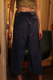 LUKE DENIM FISHERMAN TROUSERS - sustainably made MOMO NEW YORK sustainable clothing, denim slow fashion