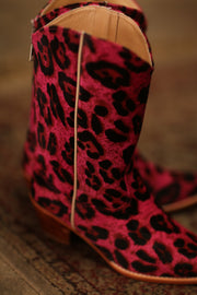 PINK LEO WESTERN BOOTS MOBLEY - sustainably made MOMO NEW YORK sustainable clothing, boots slow fashion