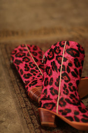 PINK LEO WESTERN BOOTS MOBLEY - sustainably made MOMO NEW YORK sustainable clothing, boots slow fashion