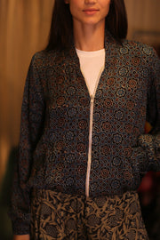 SIKLK BOMBER JACKET ANCHA DARA - sustainably made MOMO NEW YORK sustainable clothing, bomberjacket slow fashion