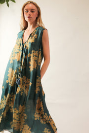 SILK DRESS NATCHA - sustainably made MOMO NEW YORK sustainable clothing, dress slow fashion