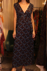 SILK DRESS VICTORIA ELLE - sustainably made MOMO NEW YORK sustainable clothing, bestseller slow fashion