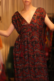 SILK DRESS VICTORIA GRACE - sustainably made MOMO NEW YORK sustainable clothing, bestseller slow fashion