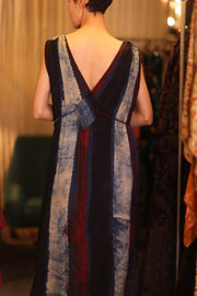 SILK DRESS VICTORIA LINA - sustainably made MOMO NEW YORK sustainable clothing, dresskaftan slow fashion