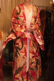 SILK WING KIMONO PINA RITA - sustainably made MOMO NEW YORK sustainable clothing, kimono slow fashion
