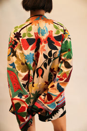 SUZANI EMBROIDERED JACKET MAEVE - sustainably made MOMO NEW YORK sustainable clothing, slow fashion