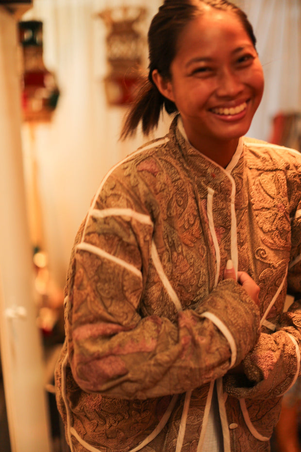 SUZANI JACKET BARO - sustainably made MOMO NEW YORK sustainable clothing, slow fashion