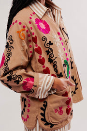 SUZANI JACKET JASMIN - sustainably made MOMO NEW YORK sustainable clothing, Jacket slow fashion