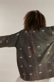 COTTON JACKET PIRA VINTAGE KANTHA QUILT - sustainably made MOMO NEW YORK sustainable clothing, Jacket slow fashion