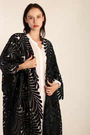 COTTON LACE KAFTAN LONDA - sustainably made MOMO NEW YORK sustainable clothing, slow fashion