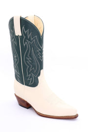 CREME GREEN BOOTS MARJON - sustainably made MOMO NEW YORK sustainable clothing, boots slow fashion