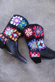 CROCHET BOOTS SYMILONE - sustainably made MOMO NEW YORK sustainable clothing, boots slow fashion