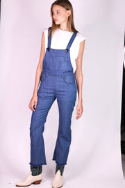 DENIM JUMPSUIT BREE - sustainably made MOMO NEW YORK sustainable clothing, pants slow fashion