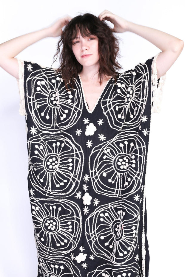 DREAM CITY KAFTAN CAROLINE - sustainably made MOMO NEW YORK sustainable clothing, kaftan slow fashion