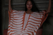 EMBROIDERED KAFTAN LIU - sustainably made MOMO NEW YORK sustainable clothing, kaftan slow fashion