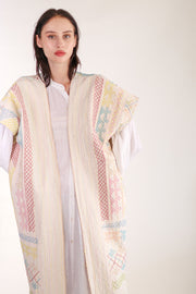 EMBROIDERED KIMONO ANISCHKA - sustainably made MOMO NEW YORK sustainable clothing, slow fashion