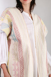 EMBROIDERED KIMONO ANISCHKA - sustainably made MOMO NEW YORK sustainable clothing, slow fashion