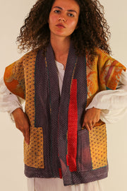 KANTHA VINTAGE QUILT ASSO - sustainably made MOMO NEW YORK sustainable clothing, slow fashion