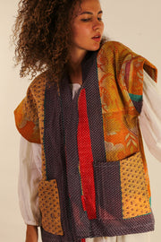 KANTHA VINTAGE QUILT ASSO - sustainably made MOMO NEW YORK sustainable clothing, slow fashion