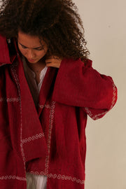 KIMONO JACKET COAT RISU - sustainably made MOMO NEW YORK sustainable clothing, Jacket slow fashion