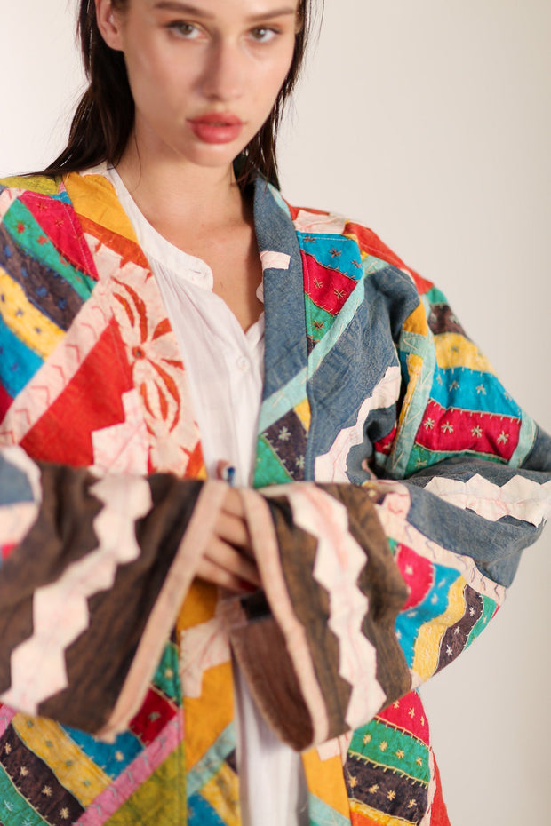 KIMONO JACKET JOHANNA - sustainably made MOMO NEW YORK sustainable clothing, Jacket slow fashion