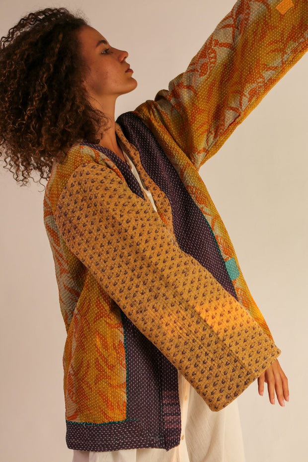 KIMONO JACKET KOLINDA - sustainably made MOMO NEW YORK sustainable clothing, slow fashion