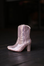 SEQUIN EMBROIDERED HEELED BOOTS SALIB - sustainably made MOMO NEW YORK sustainable clothing, boots slow fashion