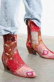 SUNNY DAYS ANKLE BOOTS X FREE PEOPLE - sustainably made MOMO NEW YORK sustainable clothing, boots slow fashion