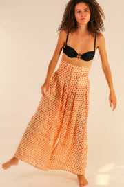 WIDE LEG SILK PANTS PENNY - sustainably made MOMO NEW YORK sustainable clothing, pants slow fashion